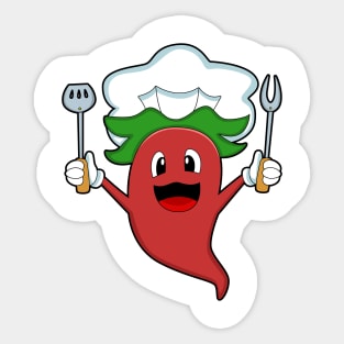 Pepper Vegan Cook Sticker